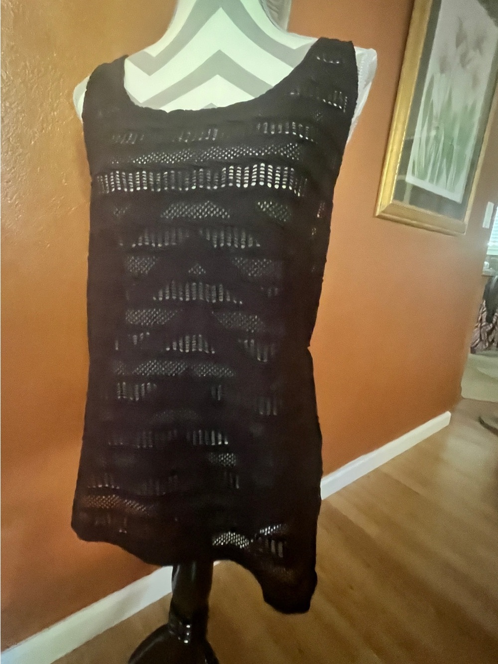 Boho Crochet Swim Cover / Tank Top